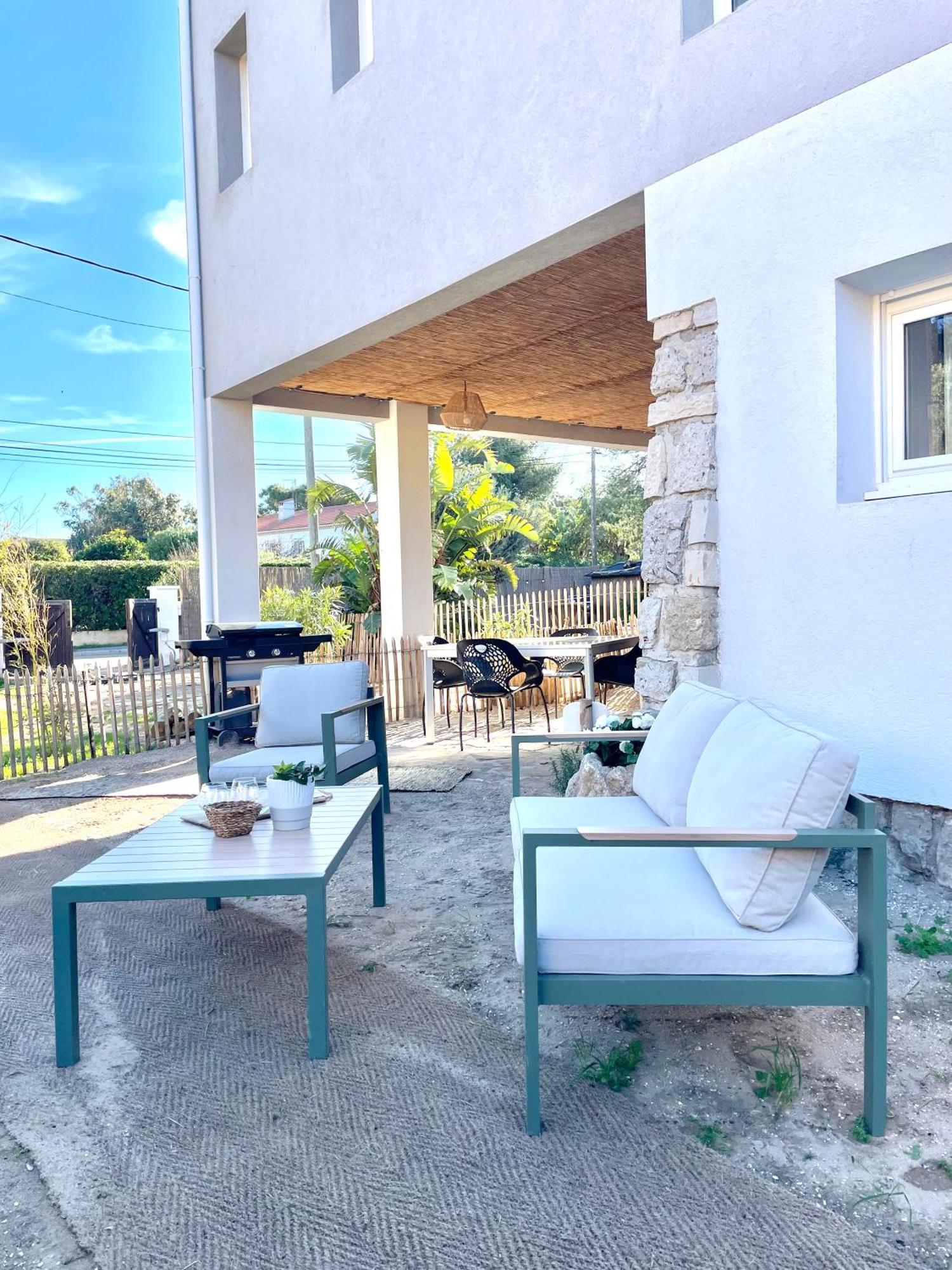 Bas De Villa - 300M Plage De La Capte - 2 Hebergements Disponibles Hyeres Luaran gambar